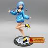 Anime Re Life In a Different World Rem Blue Hooded Clothes PVC Figure Toy Gift