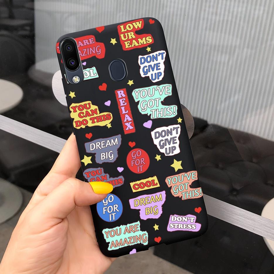 Для Samsung Galaxy M10 M20 M30 Чехол Стильный Мультяшный Подсолнух Мягкий Силикон Задняя Крышка Телефона Для Samsung M 10 20 30 M305F Fundas