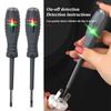 2Pcs High Torque Magnetic Screwdriver Electricity Detector Compact Design Portable Non-Slip Grip Voltage Tester