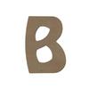 Capital Letter B In MDF Wood To Decorate - 8 Cm