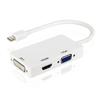 Mini Display Port Vers DVI VGA HDMI 3 En 1 Câble Adaptateur Vidéo