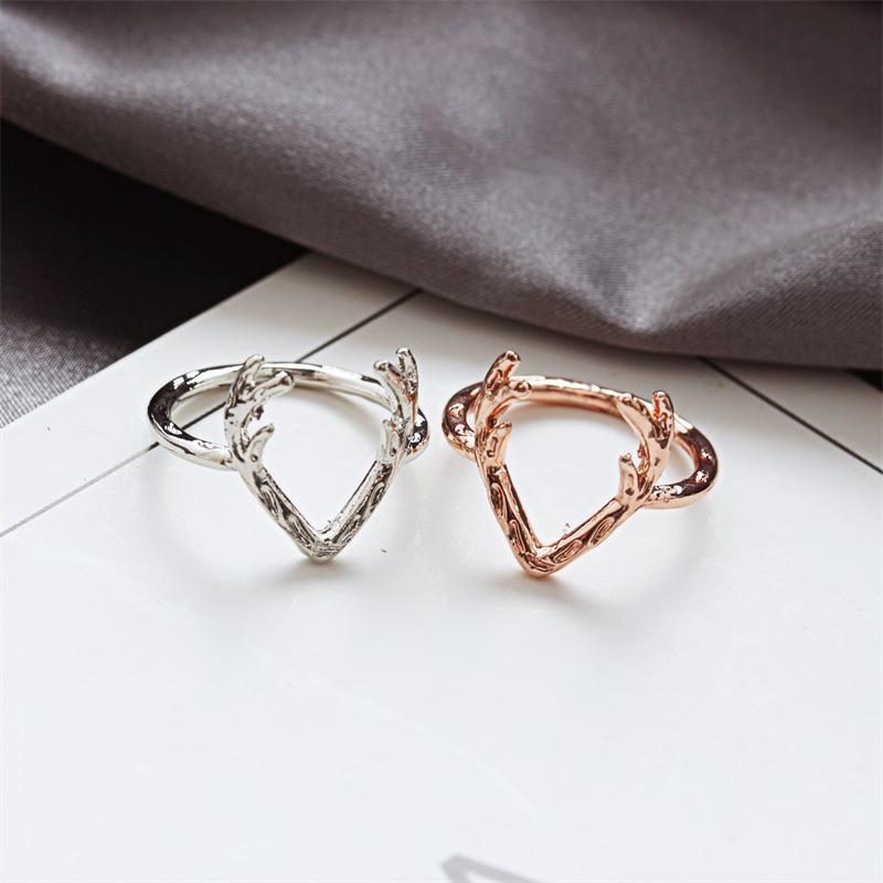 Европейское и американское рождественское кольцо с рогами - Ювелирные аксессуары с дизайном животных