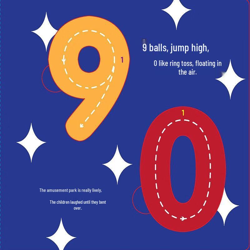 Smart Baby Number Learning Sticker Book