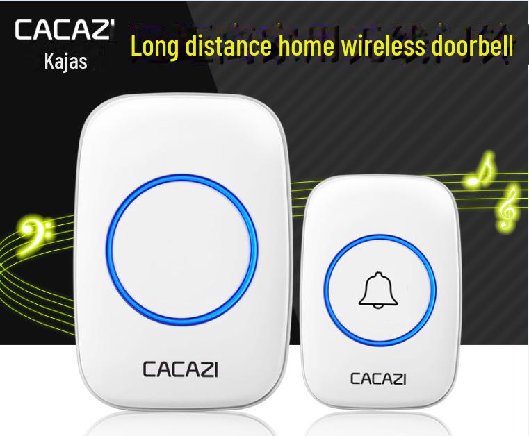 Беспроводной водонепроницаемый дверной звонок: Интеллектуальный пульт дистанционного управления с питанием от батареек и одним приемником