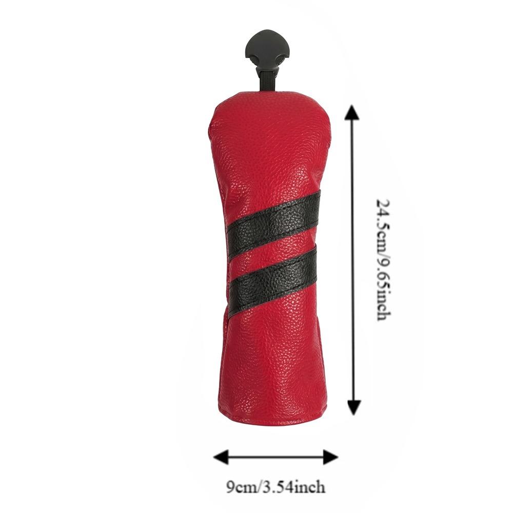 Plush Lining Club Head Cover Elastic Fit Driver Cover Golf Club Protector  Golf Club Storage