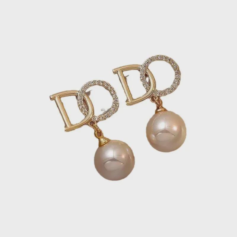 French Pearl Tassel Earrings for Women - 2024 New High-End Light Luxury Style