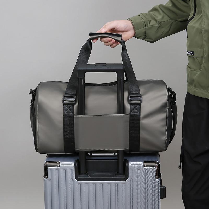 Новая большая вместительная дорожная сумка унисекс, водонепроницаемая спортивная сумка для фитнеса с коробкой для обуви, сумки для плавания с разделением на сухую и влажную одежду