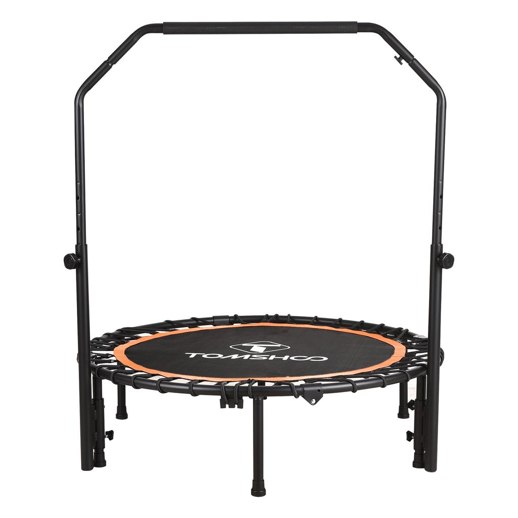 TOMSHOO 40-дюймовый складной мини-батут с максимальной нагрузкой 260 фунтов, портативный для прыжков на открытом воздухе и в помещении