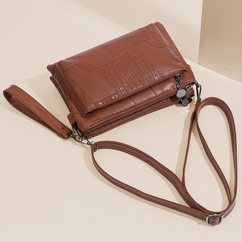 Women's Patchwork Clutch Bag Crossbody Bag PU Wallet Envelope Bag