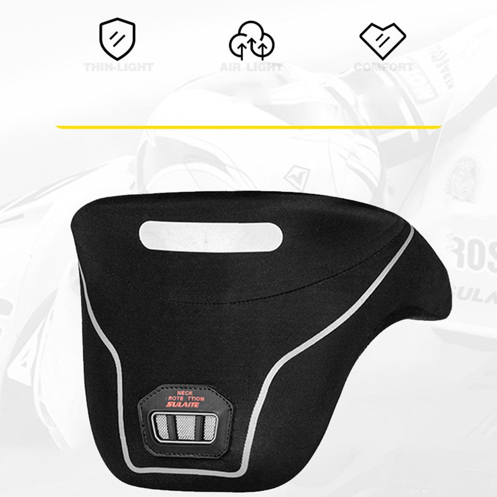 Мотоциклетный шейный ортез для езды на открытом воздухе, удобный дышащий защитный шейный щиток для мотоцикла, простая установка