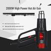 2000 Вт Цифровой дисплей Термоусадочный и для оклейки автомобилей Фен горячего воздуха (Европейский стандарт)