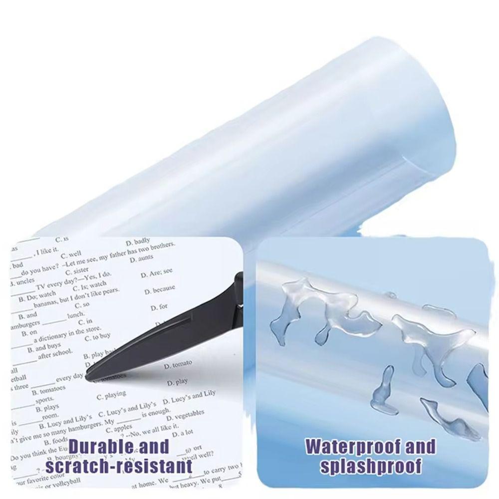 10 шт. Прозрачный зажим-стяжка для стержня, градиентный цвет Моранди, зажим для стержня документа, файловый альбом