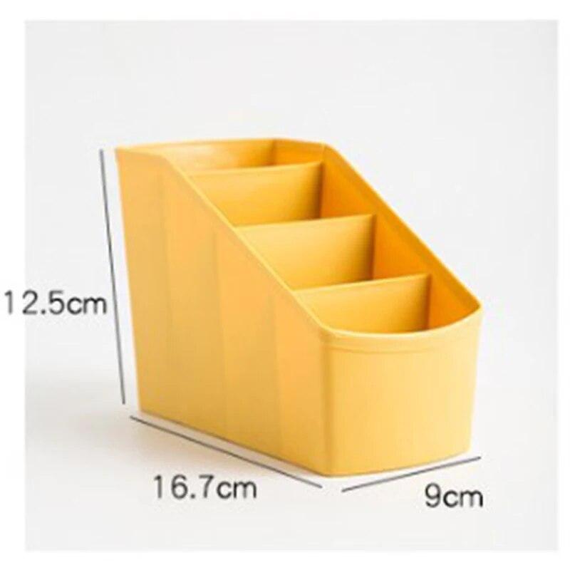 1pc Desktop Storage Box, Living Room Remote Control Storage Box, Small Cosmetics, Stationery, Miscellaneous Items Storage Box