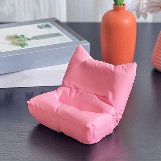 Держатель для телефона в форме дивана с портом для зарядки, регулируемый угол наклона, инновационное крепление для телефона на диван, кресло, для домашнего офиса и путешествий