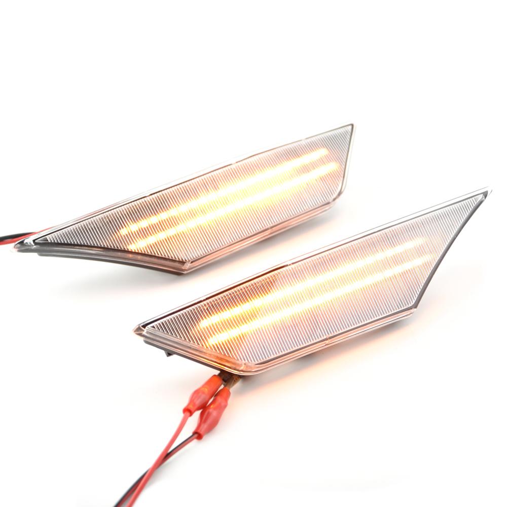 LED Dynamic Turn Signal Side Marker Light Blinker Indicator For Honda Civic 10th Gen Sedan Coupe Hatchback 2016 2017