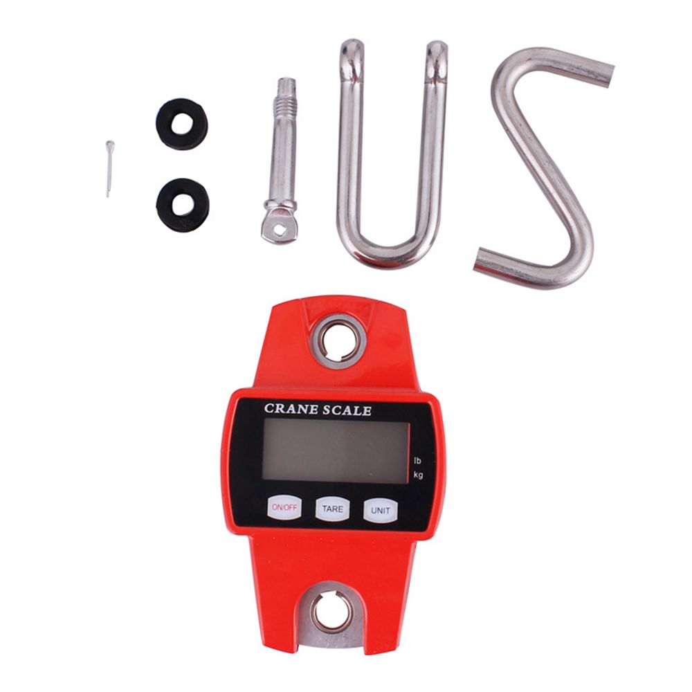 Портативные Весы Балансир Сверхмощные Электронные Весы Крановые Весы 300 кг ЖК-Дисплей Цифровые Весы
