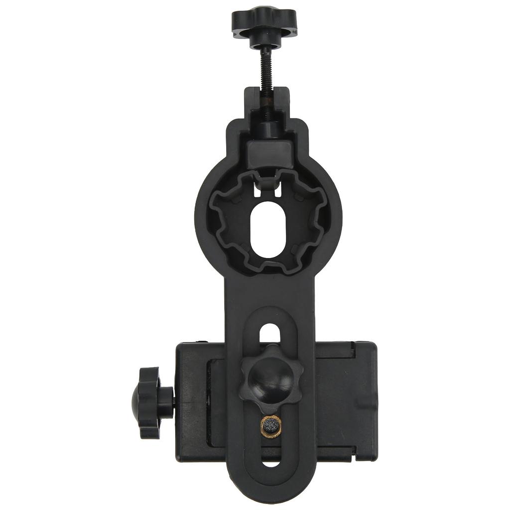 Держатель для телефона для телескопа, отверстие для винта 1/4 дюйма, нескользящая резиновая накладка, пластиковый адаптер для телефона для телескопа, для телескопа, микроскопа S