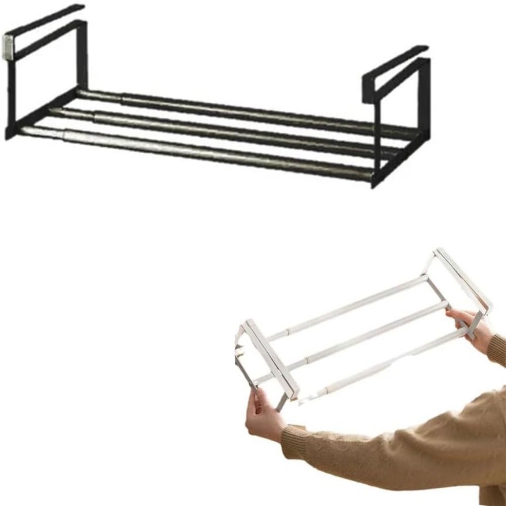 Под подвесным выдвижным шкафом для обуви Компактная подвесная корзина Простая стойка для хранения обуви Комната