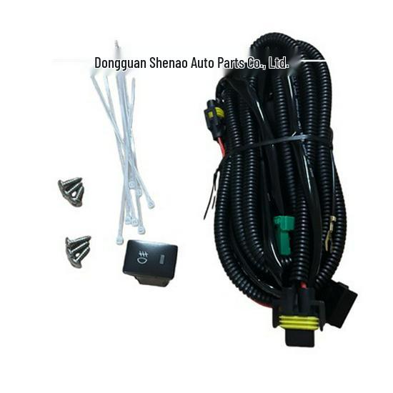 Передняя противотуманная фара в сборе с жгутом проводов и комплектом переключателя для Toyota 18-20 Prius C/AQUA