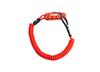Велосипедный замок с тросом и памятью формы Crops Q-BIRO | 2 мм двойной x 1800 мм 3-значный циферблат CP-SPD04-BR-04 (красный)