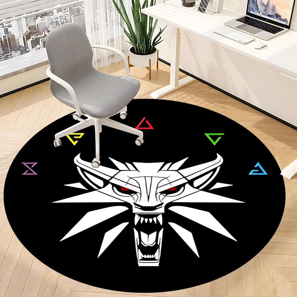 1pc Witcher MedallionChair Carpet for Office, Non-slip, Soft and Durable Office Rug for Interior Decoration, Perfect for Office yy250925120