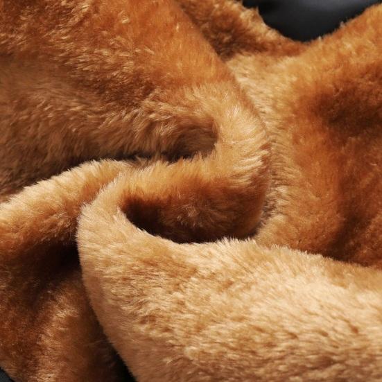 Мужской осенне-зимний жилет, толстый плюшевый жилет без рукавов на молнии с V-образным вырезом, сплошной цвет с несколькими карманами, жилет среднего возраста для отца-рыбалки, мужской зимний жилет, пальто