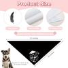 Dog Graduation Bandana It was Ruff but We Did It Dog Graduation Outfits Pet Triangle Scarf Accessories Graduation Announcement Photo Props for Small
