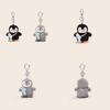 Back Penguin Fish Plush Keychain With Cartoon Design For Kids Collection And