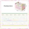 10 Rolls Gentle Color Tone Washi Tapes Set Super Mini Basic Flower Pattern 5mm Lace Paper Masking Tape Decoration Stickers