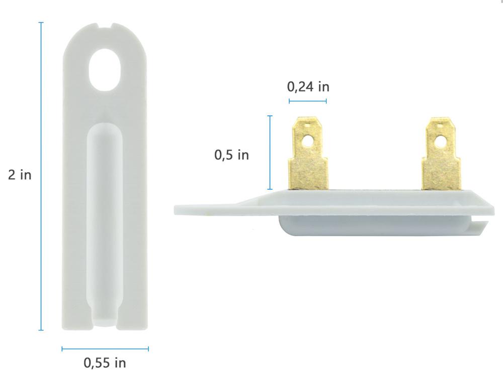 20 шт. Термопредохранитель сушилки 3392519 Заменяет WP3392519 Для Whirlpool Kenmore Maytag