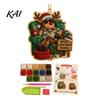 Decorative Beads for Crafts Christmas Hanging Faux Pearl Art Kit Adult, DIY Bead Creative Craft Activities Families Painting Ornament, Handmade