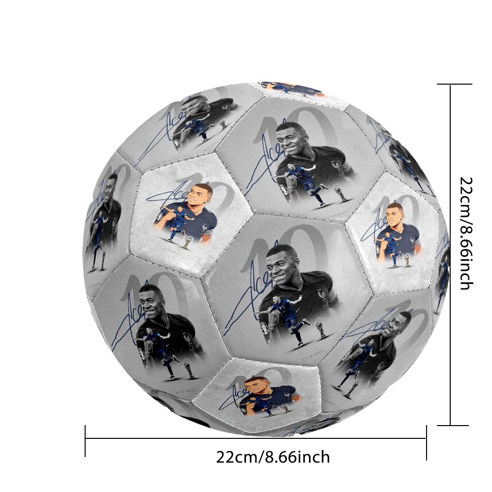 Mbappe2 Size 5 Soccer Football Machine-Stitched Indoor/Outdoor Training and Matches for Football Accessories Distinctive Home Decor And Party Gift