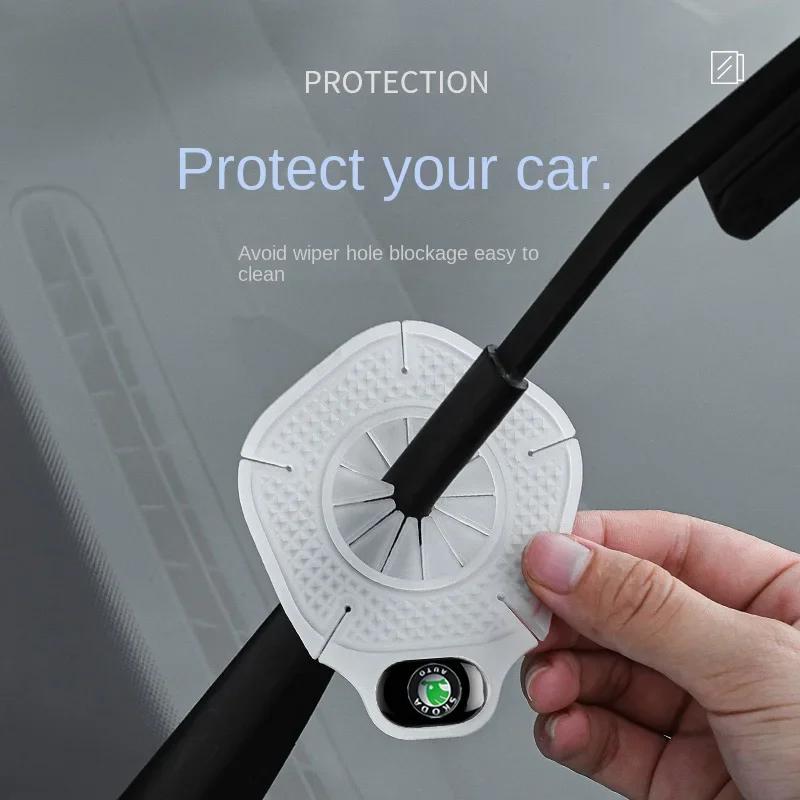 2025 New 2pcs Car Windshield Wiper Protective covers For Skoda Octavia Fabia Kamiq Kapoq Kodiaq Rapid SCALA Superb Car Accessori