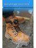 Мужские рабочие ботинки с высоким берцем и стальным носком Temu - Хлопок, Защита от ударов, Защита от проколов, Мягкая подошва для комфорта
