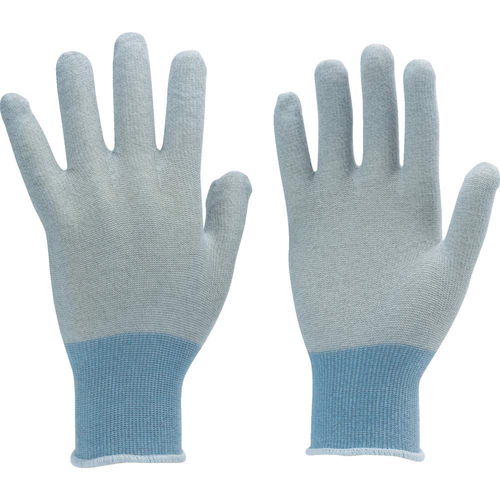 TRUSCO Size 10 Pairs Anti-Static Gloves, Non-Coated, S, TGL-2995S, (Case Sold)