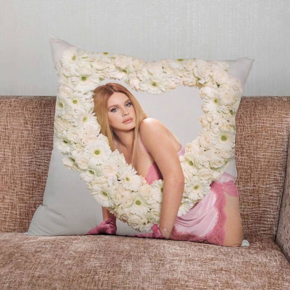 LLana Singer DDel Rey Pillow Case For Home Bedroom Car Office Decoration Living Room Sofa Cushion Cover Suitable
