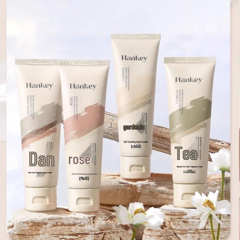 Крем для рук "Гардения, Роза, Сандал" - Увлажняющий, от трещин, для студентов и девушек - Всесезонный