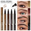 Liquid Brow Pencil Creates Wild Eyebrows with A Natural Long-lasting Quick-drying Waterproof Perspiration Fine Comb