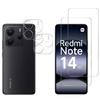 Закаленное стекло для Xiaomi Redmi Note 14 5G и защита камеры [Упаковка 2 шт.] Защитная пленка Phonillico®
