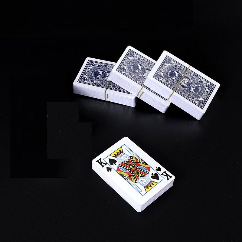 20/1 шт. Игральные карты Пластиковое покрытие Бумажная колода Покерные карты Веселая семейная настольная игра 54 карты Водонепроницаемые Складные для взрослых