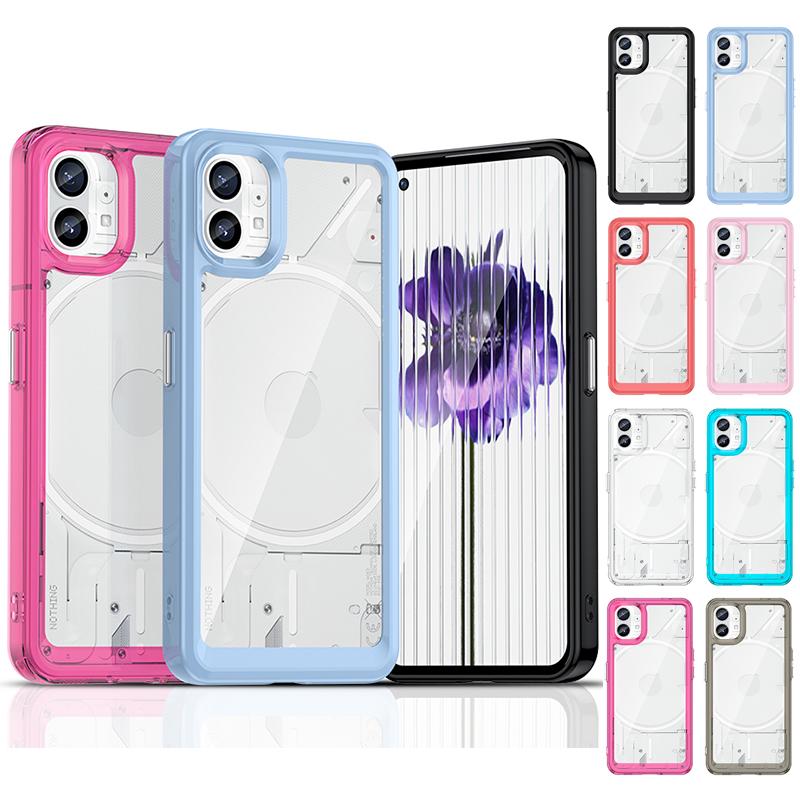 Для Nothing Phone 1 Чехол Чехол Nothing Phone 1 Capas Fundas Бампер Задняя Противоударный Прозрачный Чехол Nothing Phone 1 Прозрачный Чехол