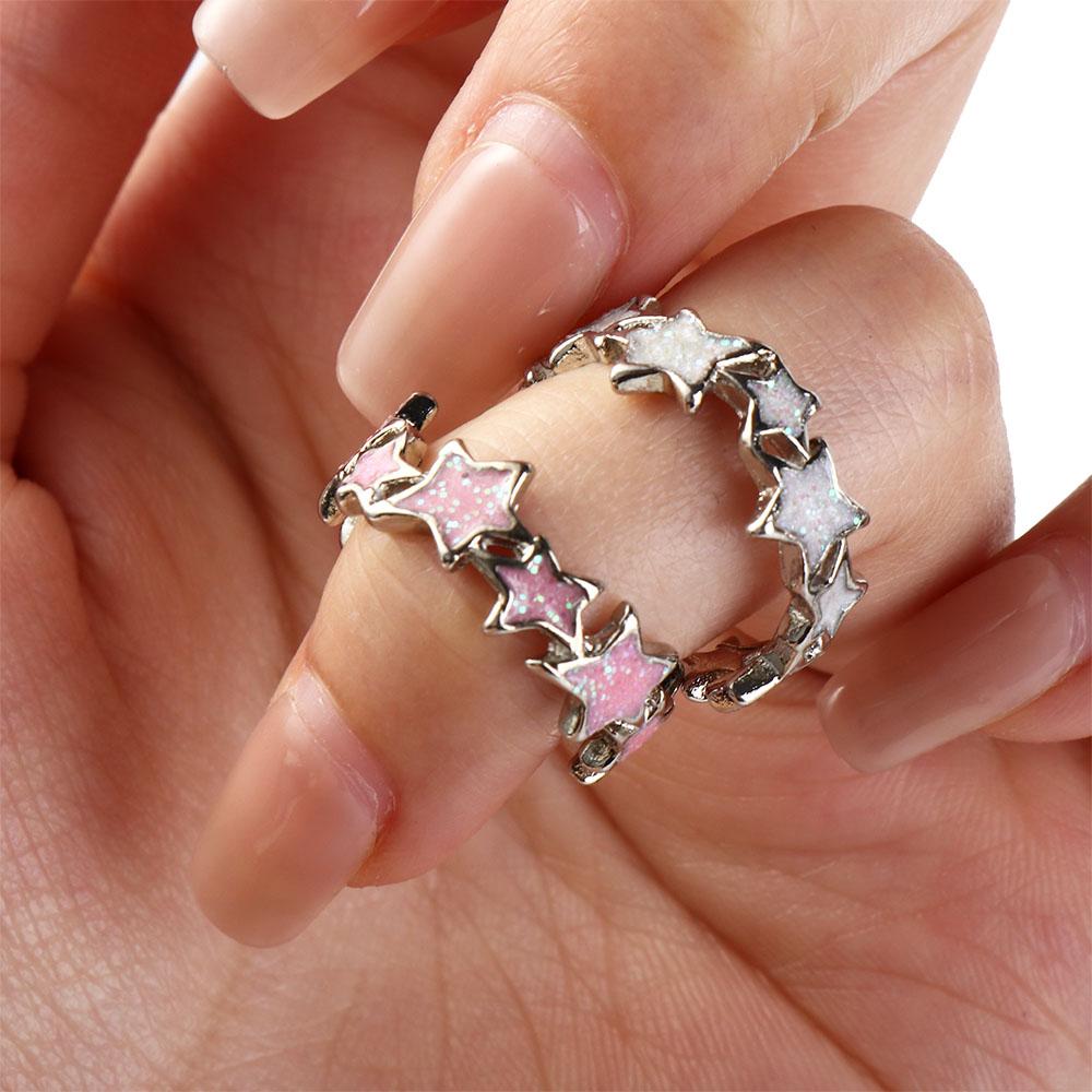 Jewelry Accessories Irregular Star Ring Geometric Finger Buckle Personality Y2K Open Ring Men