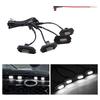 4PCS Grill Led Lights Compatible with 2023-2025 Ford Everest Bright Amber LED Grill Lights Waterproof Front Grill Trim Lamps