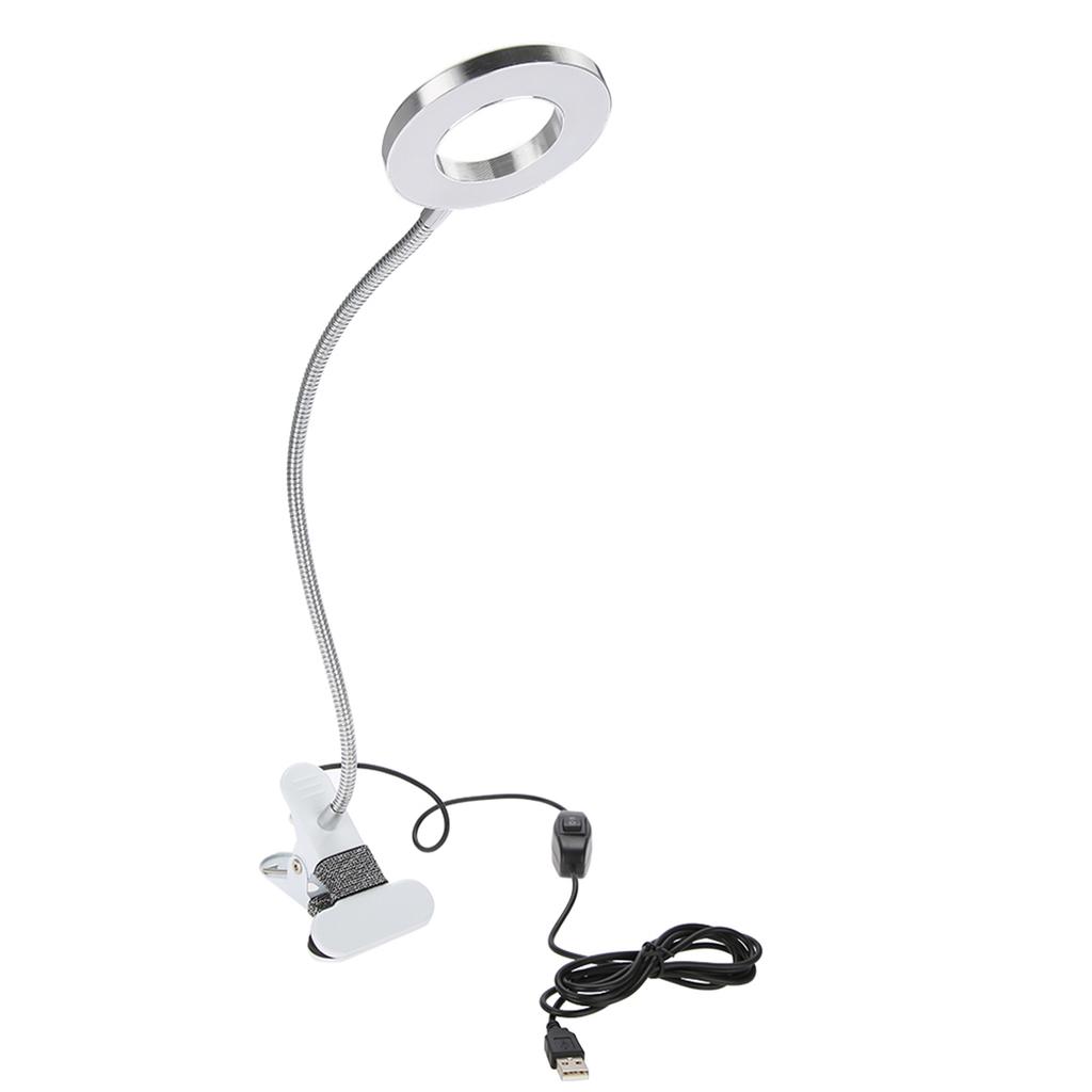 USB Makeup LED Lamp Beauty Table Lamp with Clamp Flexible Gooseneck Makeup Desk Light