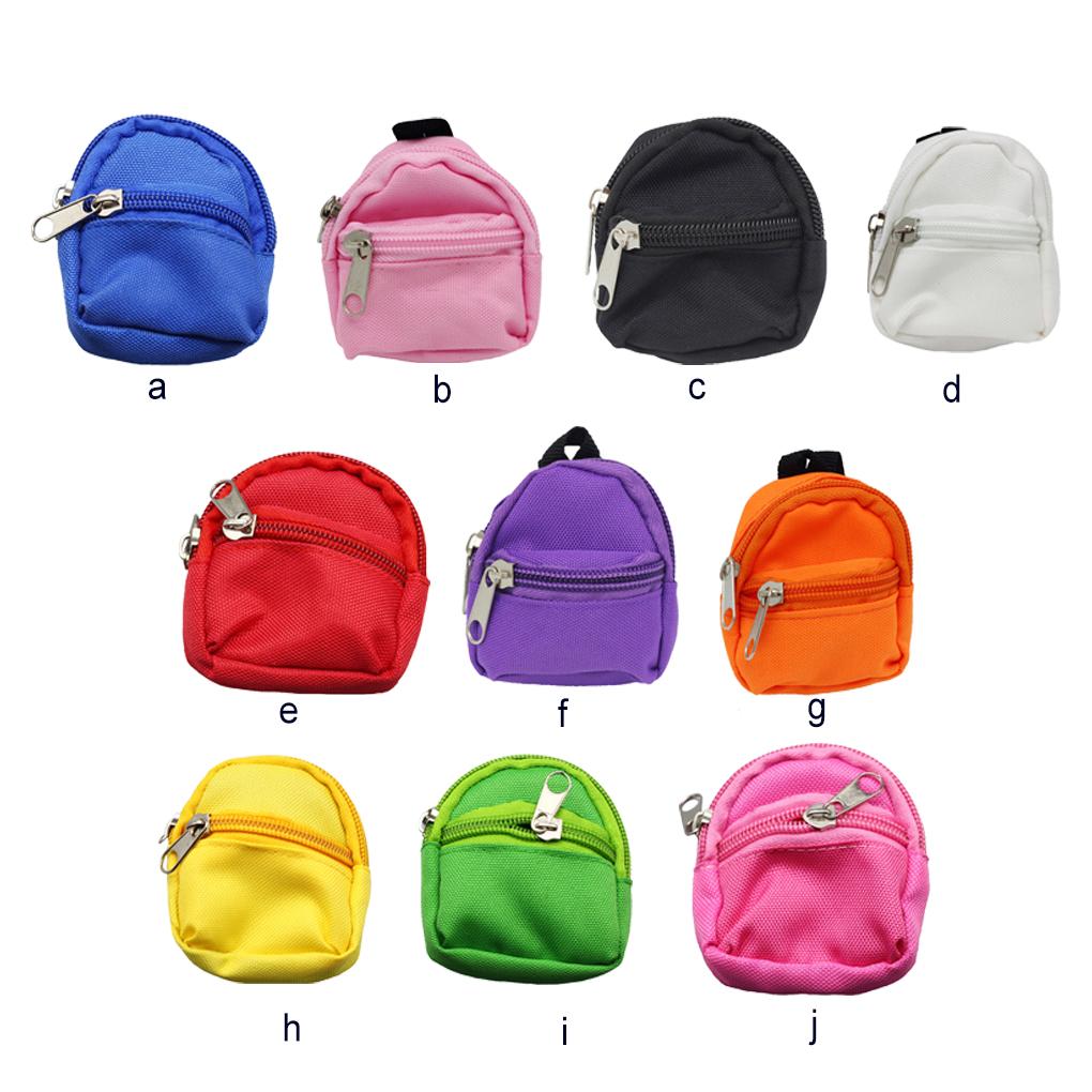 Doll Bag Colorful Fashion Mini Backpack Soft Bags Toys Rucksack Children Kids Gifts Accessories Ornaments
