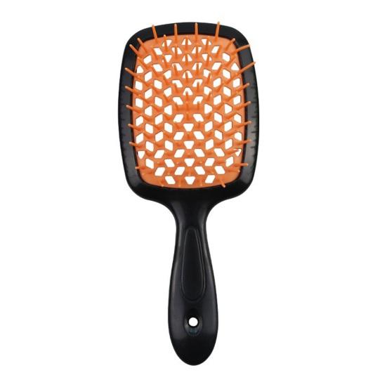 Detangling Hair Brush Hollow Ergonomic Handle Scalp Massage Women Girls Wet Dry Long Curly Fluffy Hair Styling Comb Hairdressing Tool