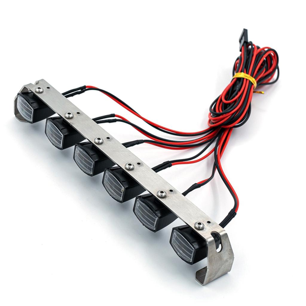 Комплект аксессуаров для светодиодного фонаря на крыше, 6 сменных светильников для 1/10 Traxxas TRX4 Trx4 Axial SCX10