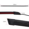 118cm 46.5in Car LED Spoiler Rear Spoiler Lip Kit For Vehicle Trunk Exterior Accessories Carbon Fiber DRL Brake Turn Signal Lamp