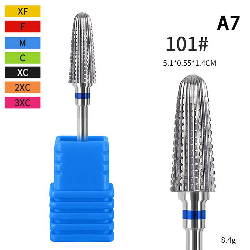 Пилки для ногтей из вольфрамовой стали с хвостовиком для электрической маникюрной машинки