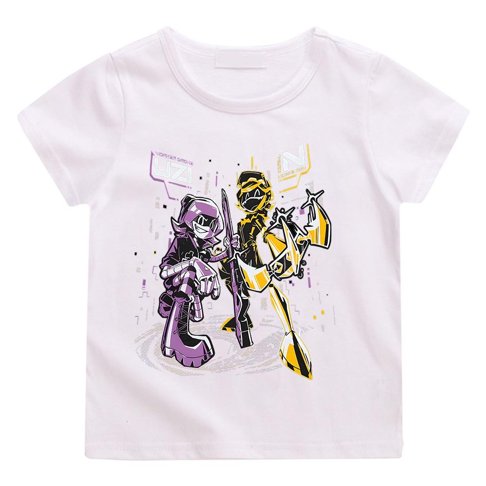 Murder Drones N and Uzi T-shirts Fashion Boys Girls Cotton Hot Anime Tees Teen Children Short Sleeve Clothes Cool Kids Tshirts